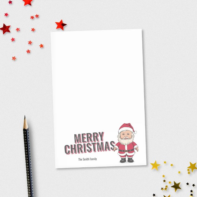 Tomte - Santon leksaksdocka jul Post-it Block (Santa Claus - Santon Toy Doll Christmas Post-it Notes)