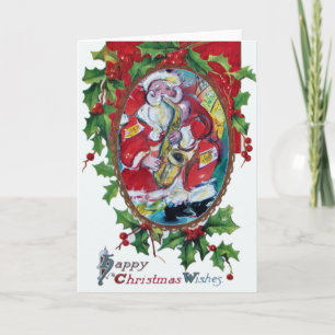 TOMTE & SAX, JULFIRANDE HELGKORT