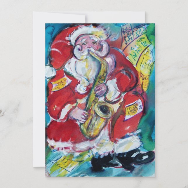 TOMTE & SAX, JULFIRANDE INBJUDNINGAR (Framsida)