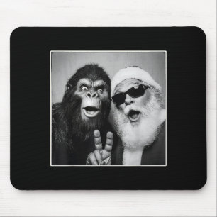 Tomte Selfie Bigfoot Jul Rolig Sasquat Musmatta