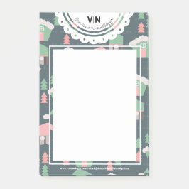 Tomte Sladd Julby Initial Verksamhet Post-it Block