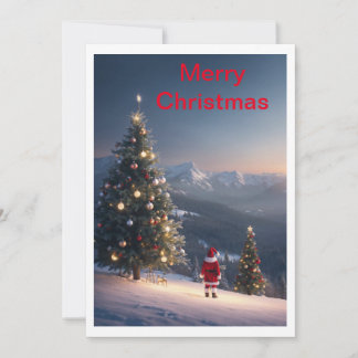 Tomte Snöig Berg Julkort | Festive 