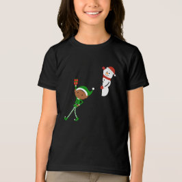 Tomte & Snöman Jul Tecknad Film T Shirt