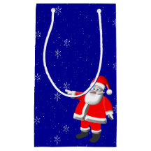 Tomte snöpresentpåse