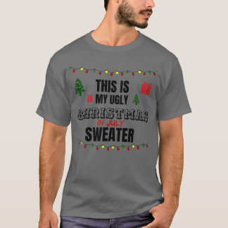 Tomte solglasögon ful jultröja present t shirt