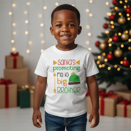 Tomte som befordrar mig till storebrors jul t shirt