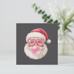 Tomte som blåser bubbel jul rolig jul inbjudningar