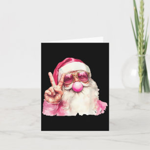 Tomte som blåser bubbelgum Nk Sungles jul Kort