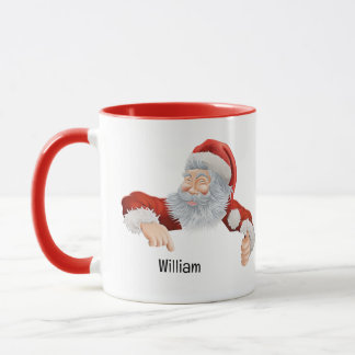 Tomte som pekar jul Combo-mugg Mugg