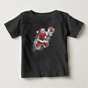 Tomte som spelar amerikansk fotboll jul t shirt