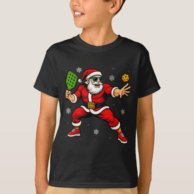 Tomte som spelar Ckleball Jul Rolig jul Ckleba T Shirt (Framsida)