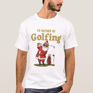 Tomte som spelar golf t shirt