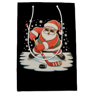Tomte som spelar ishockey jul xmas sport
