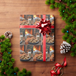Tomte som tar en kaka presentpapper