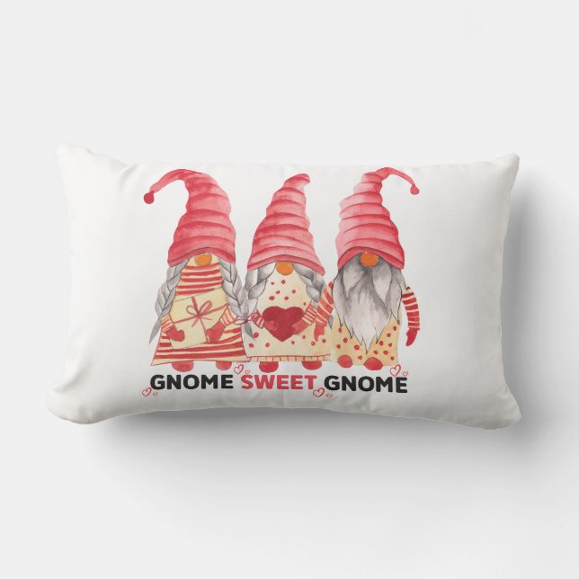 Tomte Söt Tomte Lumbarkudde (Framsida)