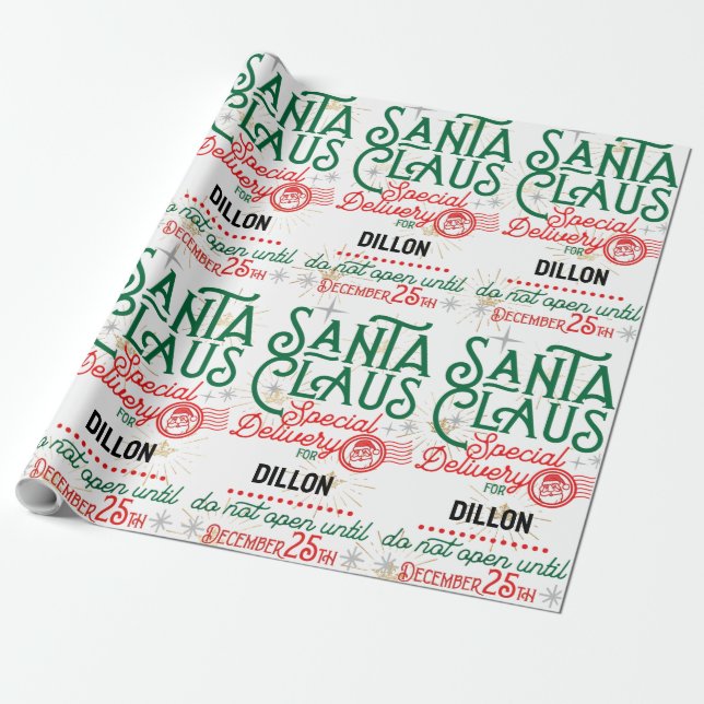 Tomte Specialleverans Presentationspapper Presentpapper (Utrullad)