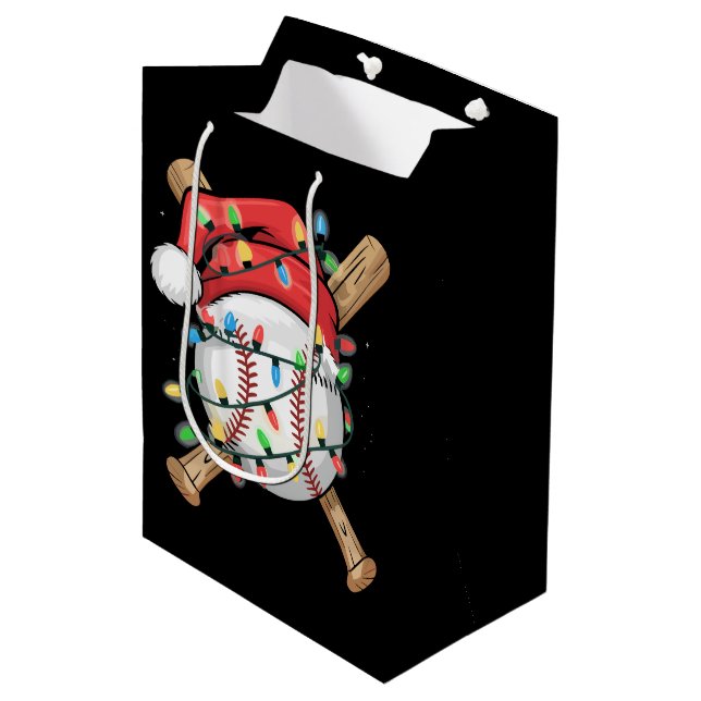 Tomte Sport Jul Basebollspelare  (Framsidan Vinklad)