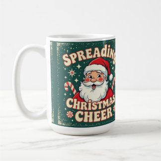 Tomte sprider julglädje kaffemugg