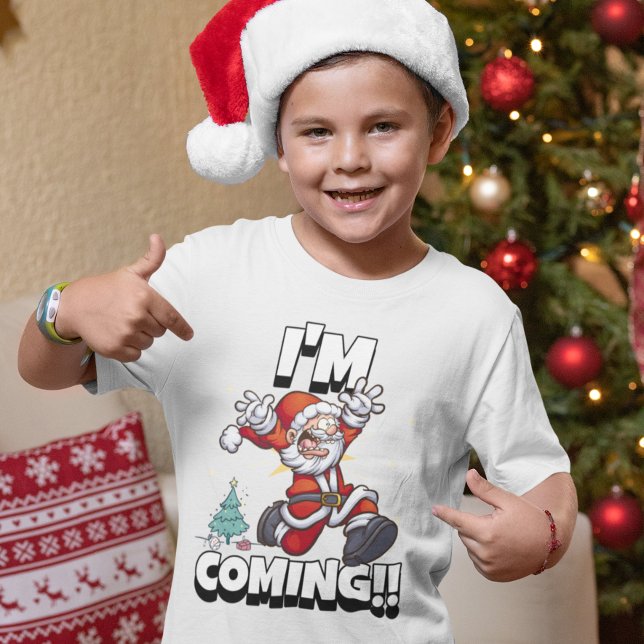 Tomte Springande Jul Humor Högtid Rolig Jul T Shirt (Skapare uppladdad)