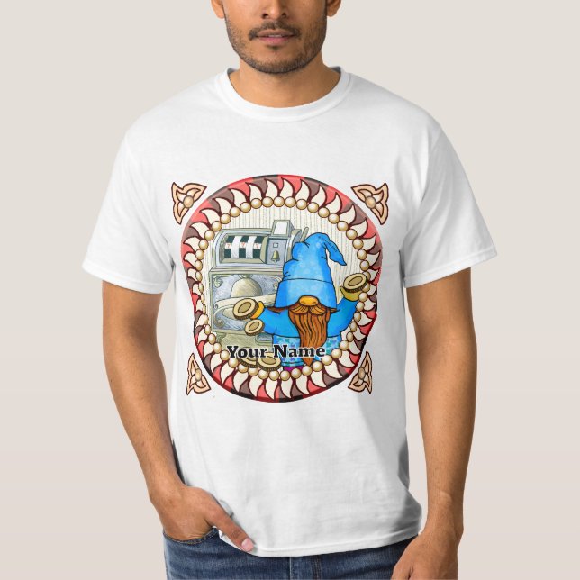 Tomte springor gnome  t shirt (Framsida)