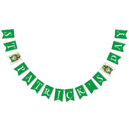 Tomte St Patricks dag firande Vimplar