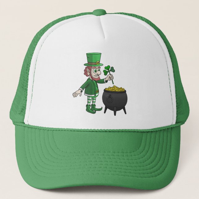 Tomte St. Patricks dag Keps (Framsida)