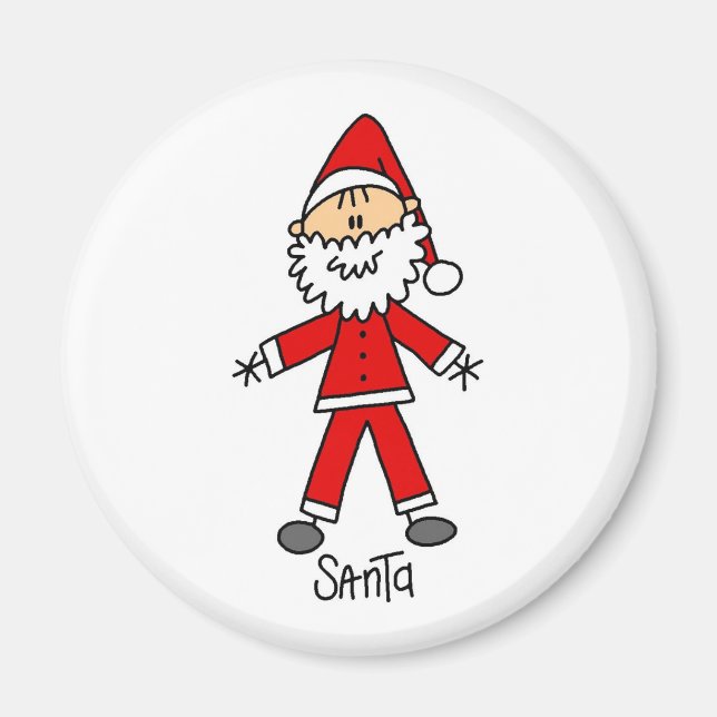 Tomte Stavfigur Magnet (Framsidan)
