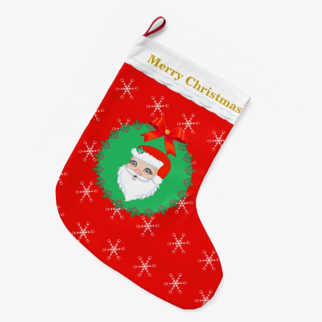 Tomte Stor Julstrumpa (Framsidan (Hängande))