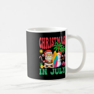 Tomte surfing Hawaiiansk strand Jul i jul 202 Kaffemugg