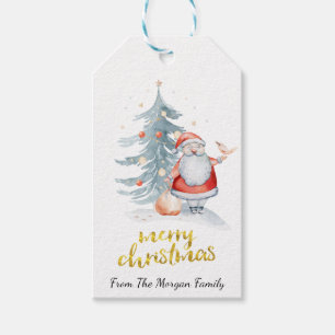 Tomte Tall Jul Presentetikett