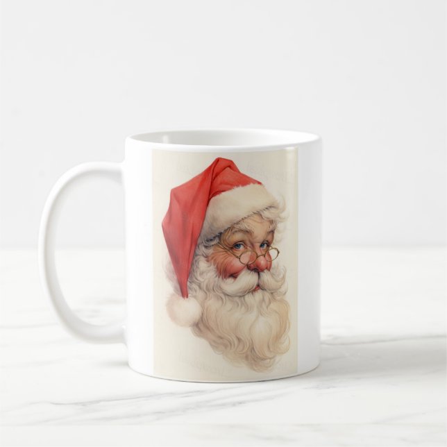 Tomte teckning  kaffemugg (Vänster)