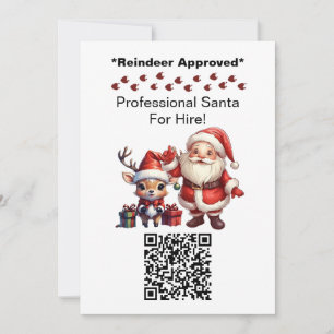 Tomte Tomte Två Sidor Affärs Kort QR-kod
