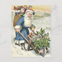 Tomte Trillkarl Ständigt Gröna Leksaker Godis Helg Vykort