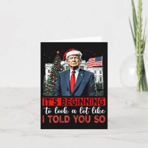 Tomte Trump Det börjar se ut som jag sa Kort