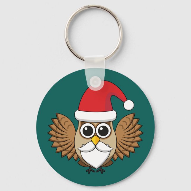 Tomte Uggla Nyckelring (Framsida)