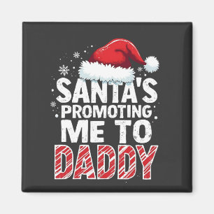 Tomte utnämner mig till julpappa magnet