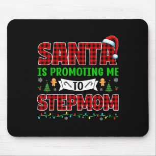 Tomte Utnämner Mig Till Styv mamma Xmas Blir Föräl Musmatta
