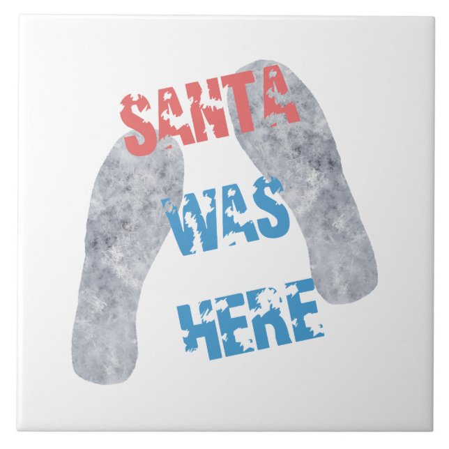 Tomte Var Här Kakelplatta (Framsidan)