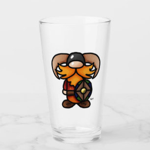 Tomte Viking Frey Glass Glaskopp