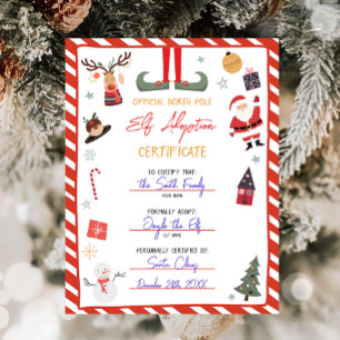Tomteadoptionsbevis Adoptera en Tomte Jul