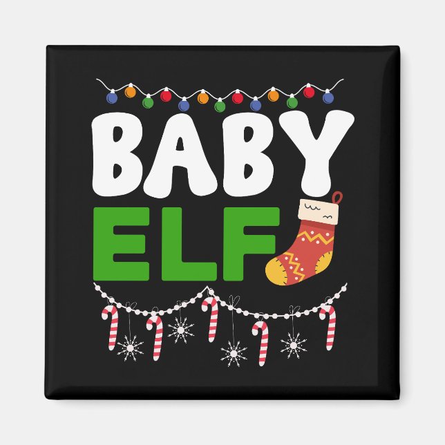Tomtebaby jul firande design-84608 magnet (Framsidan)
