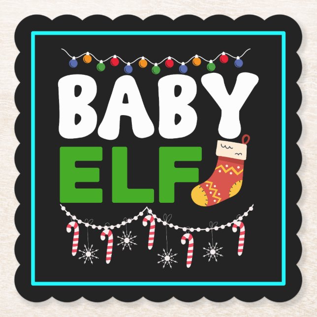 Tomtebaby jul firande design-84608 underlägg papper (Framsida)