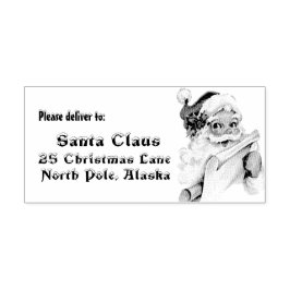 Tomtebrev, vänligen leverera till, Nordpolen Stämpel
