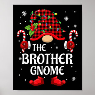 Tomtebror Matchande Jul Pyjamas För Familjen Poster