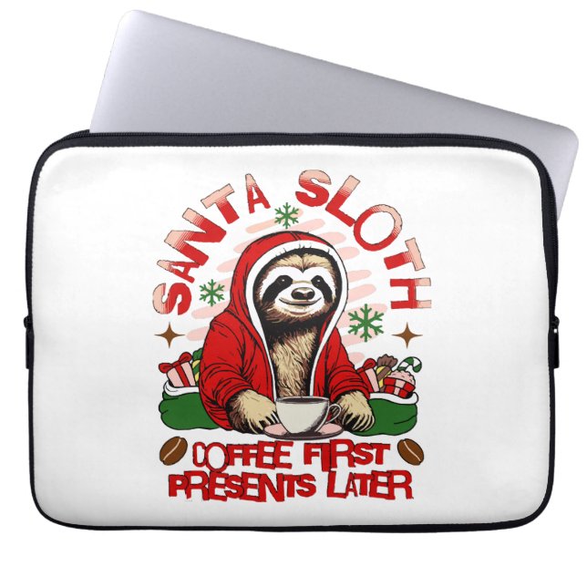Tomtedovendrickande kaffe  laptop fodral (Framsidan)