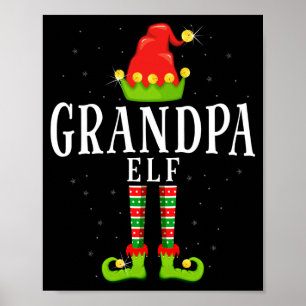 Tomtefar jul matchande xmas pyjamas poster
