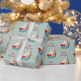 Tomtefar sitter och tar en liten tupplur presentpapper