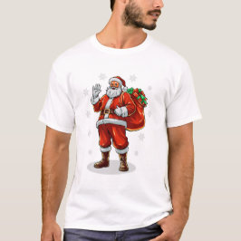 Tomtefar som kommer med julklappar t shirt
