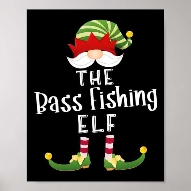 Tomtefiskegrupp jul rolig pyjamas del poster (Framsidan)