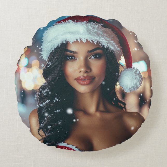 Tomteflicka - Ho Ho Ho - Jul Rund Kudde (Framsidan)